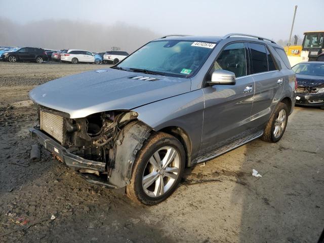 4JGDA2EB8EA341891 - 2014 MERCEDES-BENZ ML 350 BLUETEC SILVER photo 1