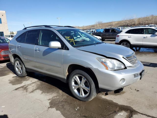 JTJHW31U482856547 - 2008 LEXUS RX 400H SILVER photo 4