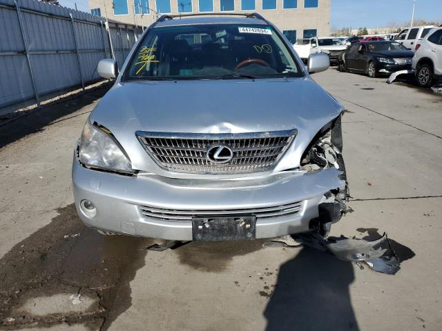 JTJHW31U482856547 - 2008 LEXUS RX 400H SILVER photo 5