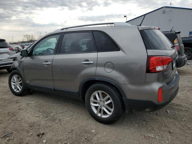 5XYKTCA63EG442518 - 2014 KIA SORENTO LX GRAY photo 2