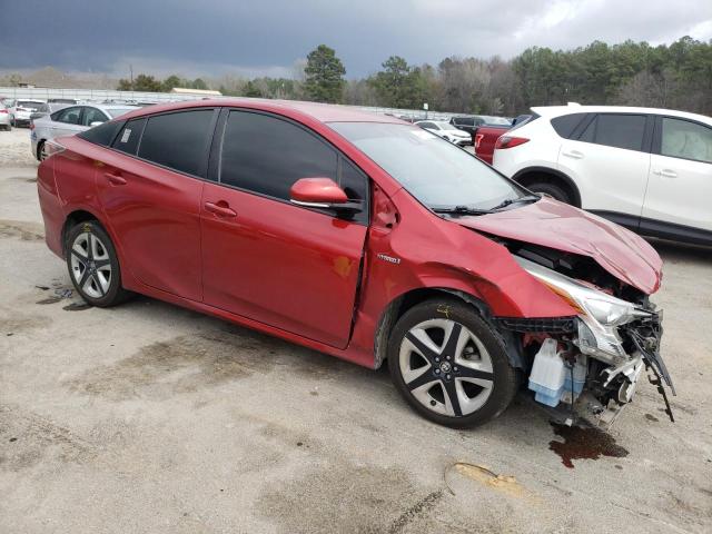 JTDKARFU7G3516871 - 2016 TOYOTA PRIUS RED photo 4