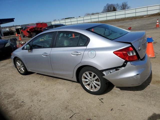 19XFB2F98CE310026 - 2012 HONDA CIVIC EXL Gümüş foto 2