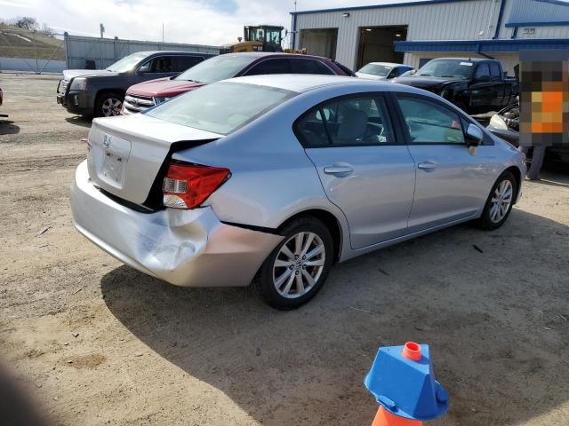 19XFB2F98CE310026 - 2012 HONDA CIVIC EXL SILVER photo 3