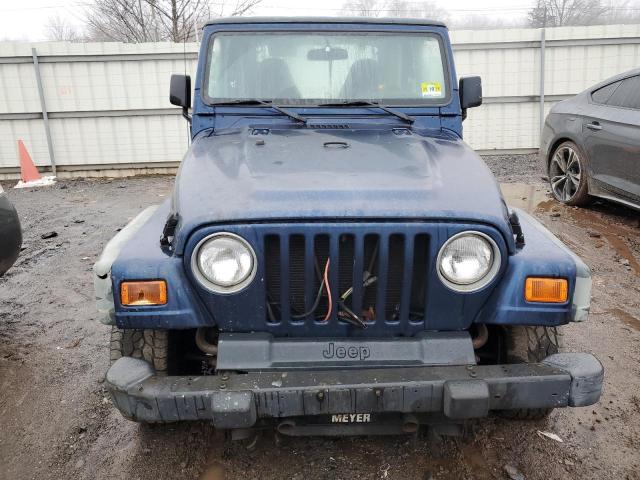 1J4FA49S01P325883 - 2001 JEEP WRANGLER / SPORT BLUE photo 5