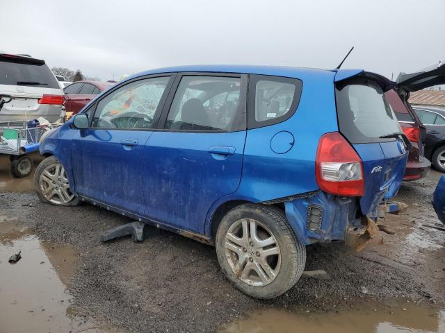 JHMGD38627S047749 - 2007 HONDA FIT S 蓝色 照片 2