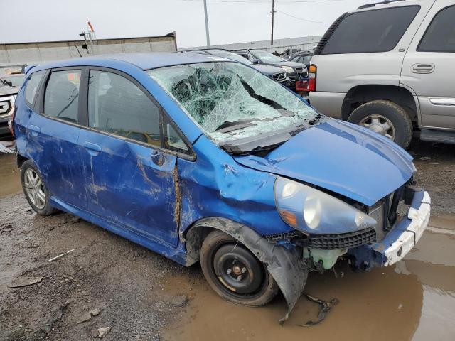 JHMGD38627S047749 - 2007 HONDA FIT S 蓝色 照片 4