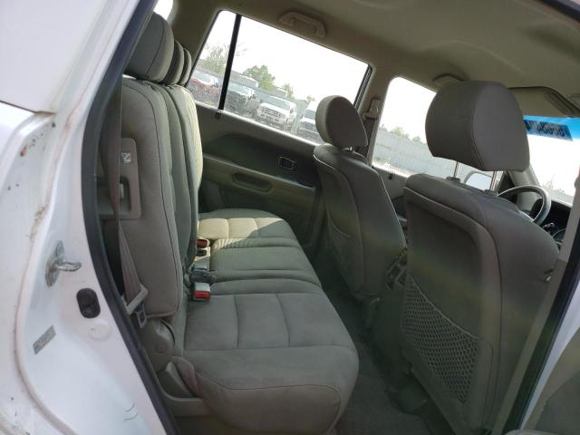 2HKYF18106H513443 - 2006 HONDA PILOT LX WHITE photo 11