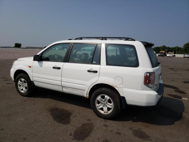 2HKYF18106H513443 - 2006 HONDA PILOT LX WHITE photo 2