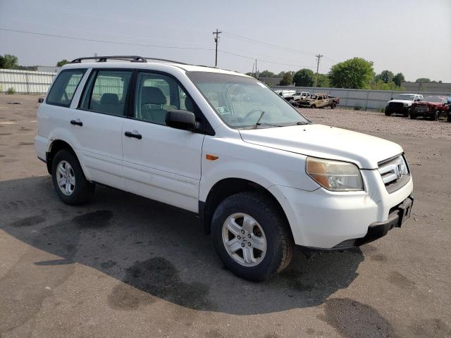 2HKYF18106H513443 - 2006 HONDA PILOT LX WHITE photo 4