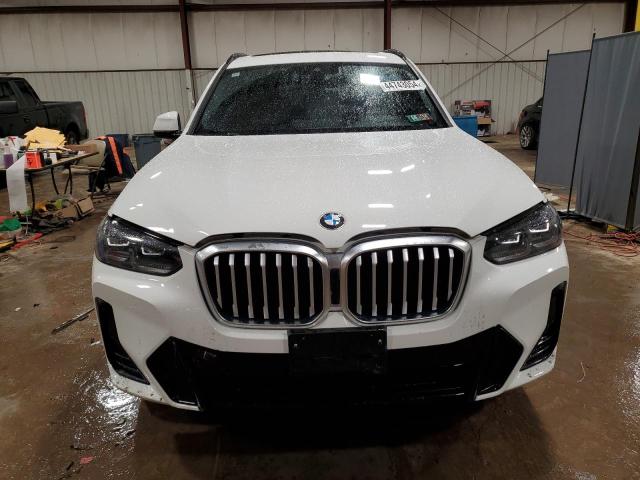 5UX43DP09N9K61473 - 2022 BMW X3 SDRIVE30I WHITE photo 5