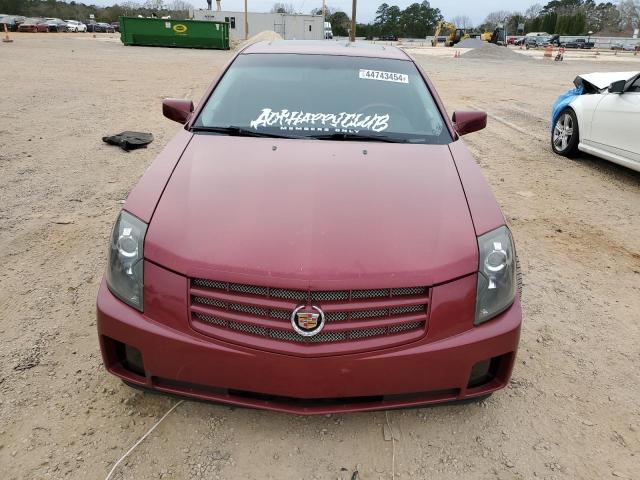 1G6DP577660180948 - 2006 CADILLAC CTS HI FEATURE V6 BURGUNDY photo 5