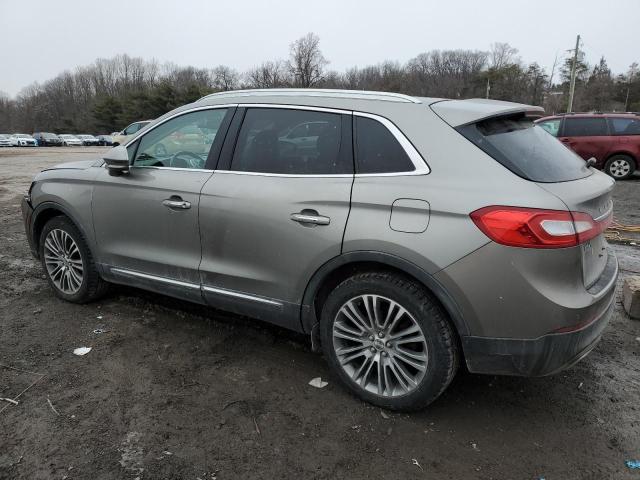 2LMTJ8LR0GBL45279 - 2016 LINCOLN MKX RESERVE BEIGE photo 2