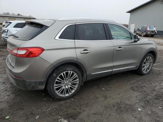 2LMTJ8LR0GBL45279 - 2016 LINCOLN MKX RESERVE BEIGE photo 3