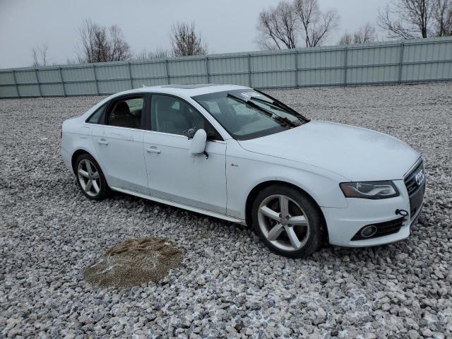 WAUFFAFL0CA119873 - 2012 AUDI A4 PREMIUM PLUS WHITE photo 4