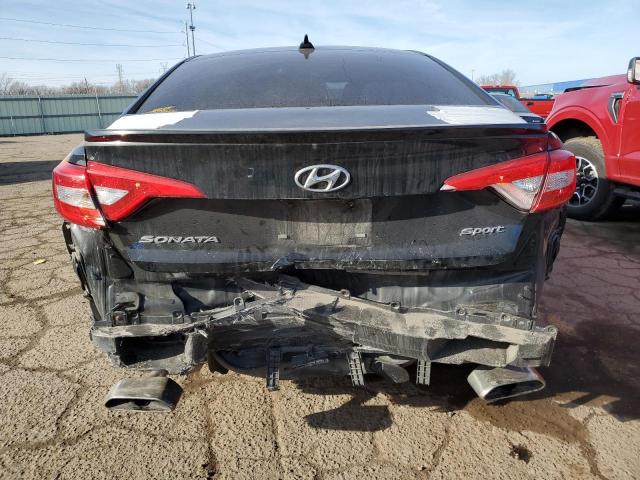 5NPE34AF3FH057764 - 2015 HYUNDAI SONATA SPORT BLACK photo 6