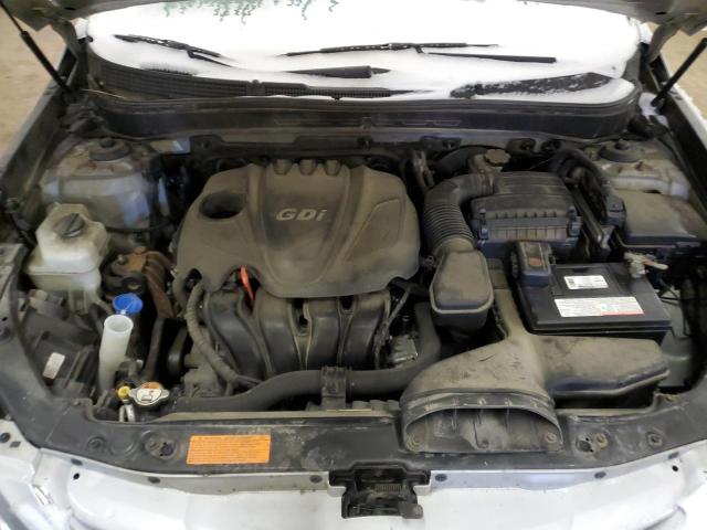 5NPEB4ACXDH625787 - 2013 HYUNDAI SONATA GLS SILVER photo 11