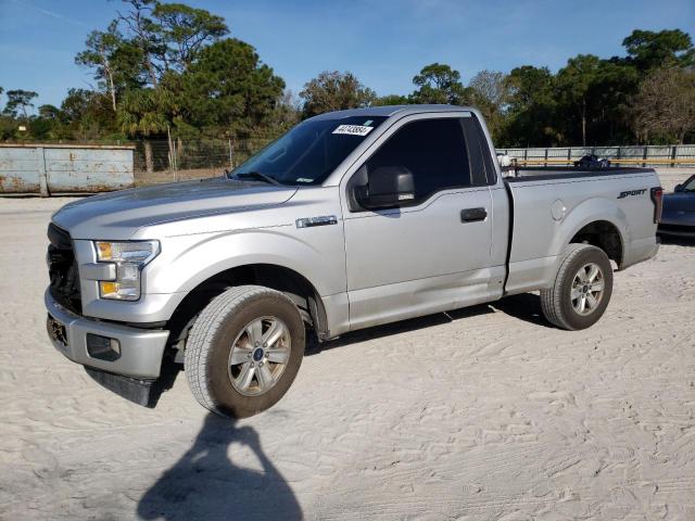 1FTMF1C81HKE06831 - 2017 FORD F150 SILVER photo 1