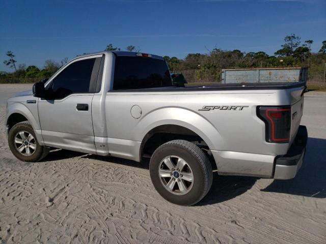 1FTMF1C81HKE06831 - 2017 FORD F150 SILVER photo 2