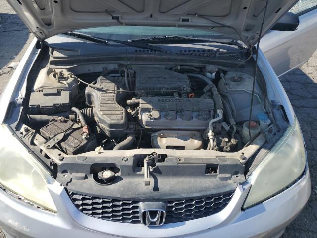 1HGEM22115L056256 - 2005 HONDA CIVIC DX VP SILVER photo 11