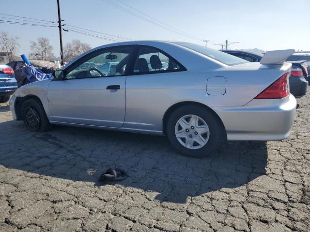 1HGEM22115L056256 - 2005 HONDA CIVIC DX VP SILVER photo 2