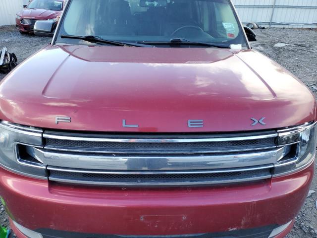 2FMHK6C85DBD19265 - 2013 FORD FLEX SEL RED photo 12