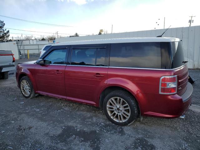 2FMHK6C85DBD19265 - 2013 FORD FLEX SEL RED photo 2