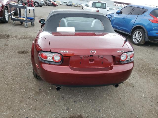 JM1NC25F760111448 - 2006 MAZDA MX-5 MIATA RED photo 6