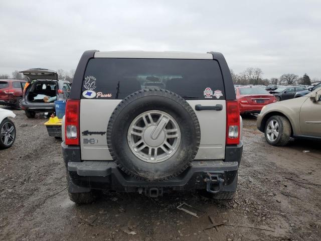 5GTDN136X68149947 - 2006 HUMMER H3 SILVER photo 6