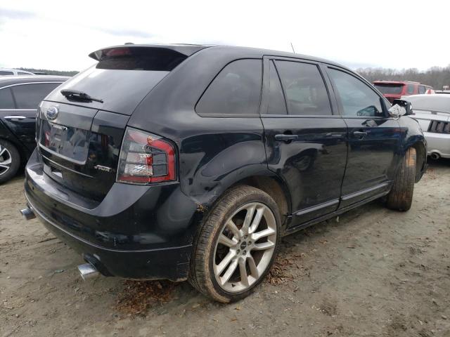 2FMDK30C19BA95604 - 2009 FORD EDGE SPORT BLACK photo 3