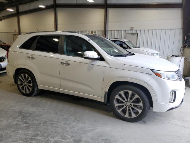 5XYKW4A78EG537517 - 2014 KIA SORENTO SX WHITE photo 4