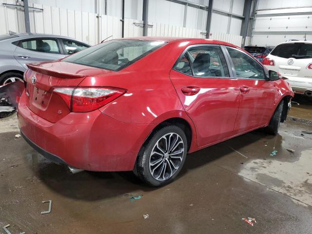 5YFBURHE7FP187253 - 2015 TOYOTA COROLLA L RED photo 3