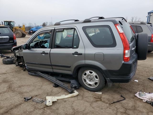 SHSRD78566U411250 - 2006 HONDA CR-V LX GRAY photo 2