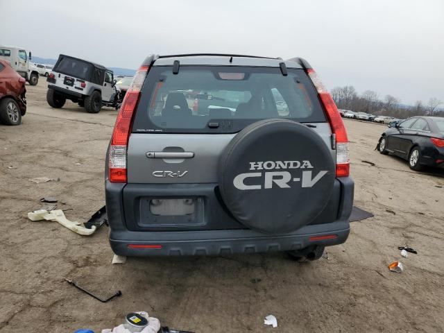 SHSRD78566U411250 - 2006 HONDA CR-V LX GRAY photo 6