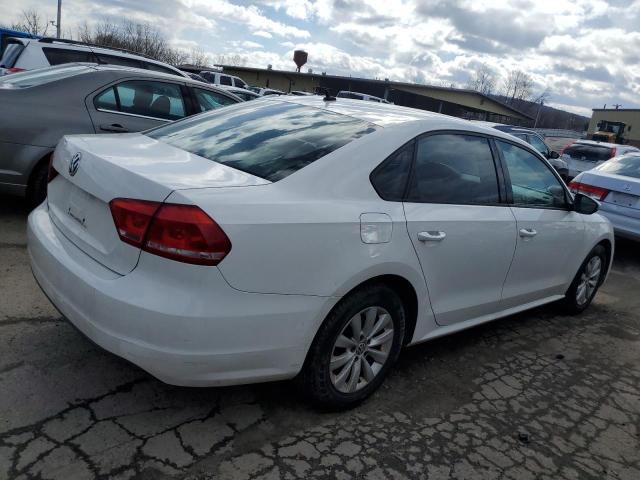 1VWAP7A39CC053698 - 2012 VOLKSWAGEN PASSAT S WHITE photo 3