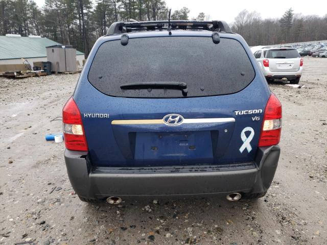 KM8JN12DX6U426285 - 2006 HYUNDAI TUCSON GLS BLUE photo 6