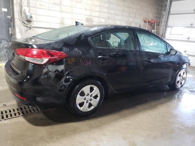 3KPFL4A73JE196867 - 2018 KIA FORTE LX BLACK photo 3