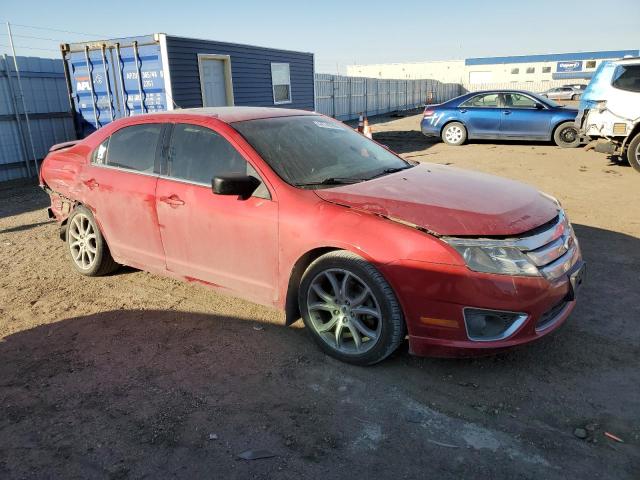 3FAHP0JG8AR350266 - 2010 FORD FUSION SEL RED photo 4