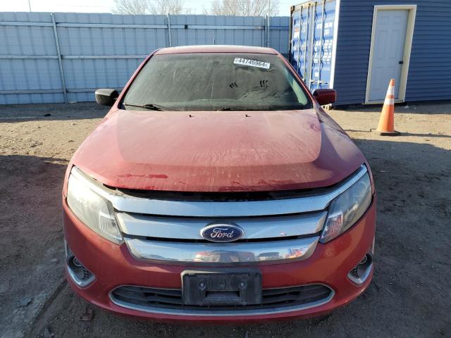 3FAHP0JG8AR350266 - 2010 FORD FUSION SEL RED photo 5