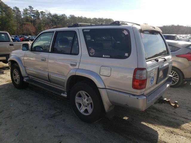 JT3GN87R2Y0143390 - 2000 TOYOTA 4RUNNER LIMITED SILVER photo 2