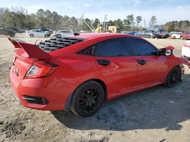 2HGFC2F62LH569314 - 2020 HONDA CIVIC LX RED photo 3