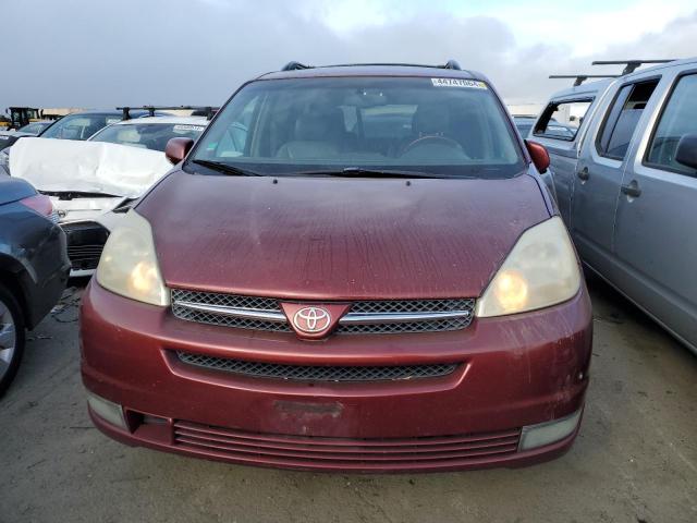 5TDBA22C05S035411 - 2005 TOYOTA SIENNA XLE BURGUNDY photo 5