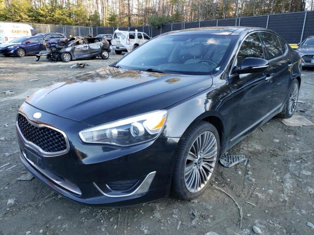 KNALN4D73E5143111 - 2014 KIA CADENZA PREMIUM BLACK photo 1