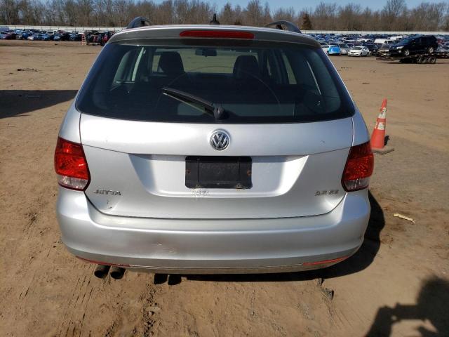 3VWTZ8AJ3AM662546 - 2010 VOLKSWAGEN JETTA WAGO SE SILVER photo 6