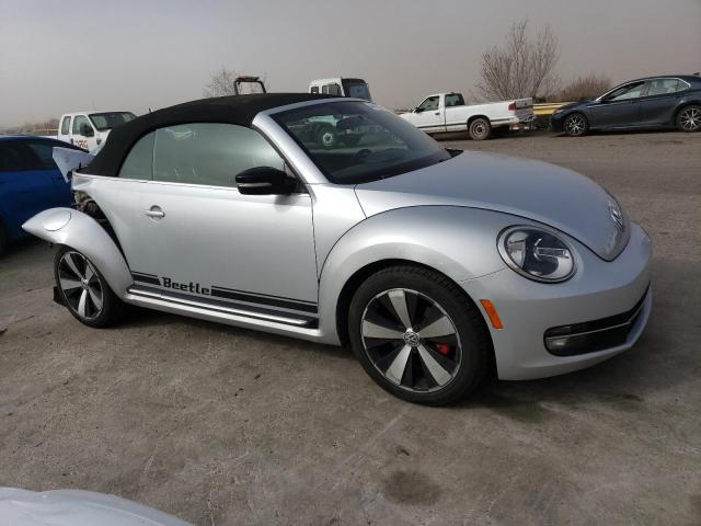 3VW867AT9DM814246 - 2013 VOLKSWAGEN BEETLE TURBO SILVER photo 4