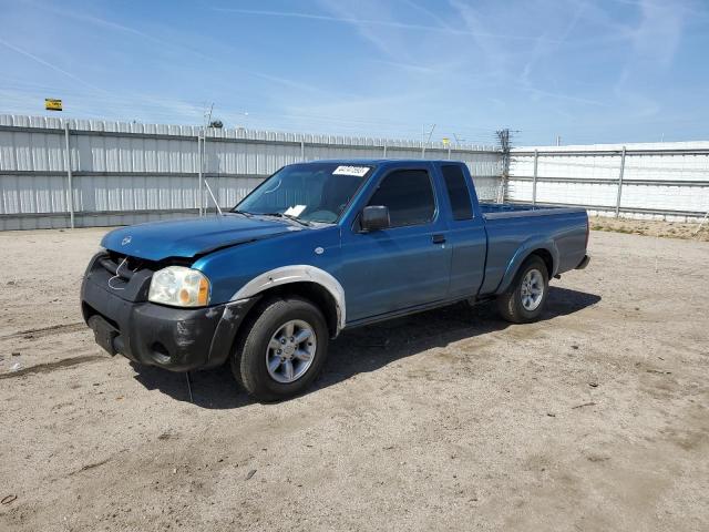 1N6DD26S12C318590 - 2002 NISSAN FRONTIER KING CAB XE BLUE photo 1