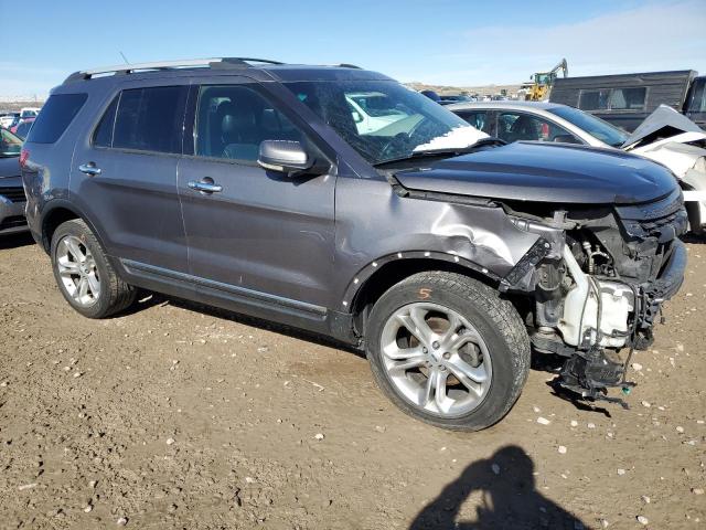 1FM5K8F83DGA51061 - 2013 FORD EXPLORER LIMITED GRAY photo 4