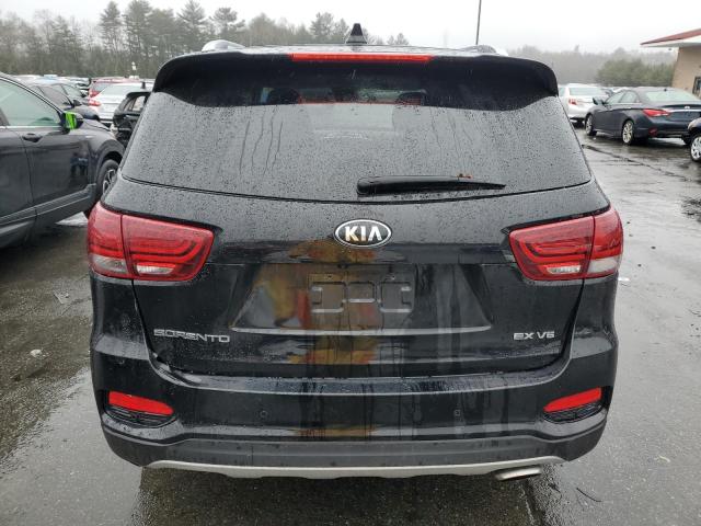 5XYPHDA54KG608190 - 2019 KIA SORENTO EX BLACK photo 6