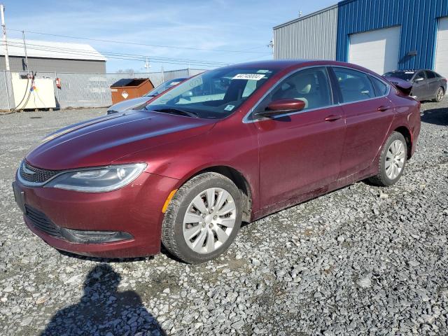 1C3CCCFB1GN122298 - 2016 CHRYSLER 200 LX BURGUNDY photo 1