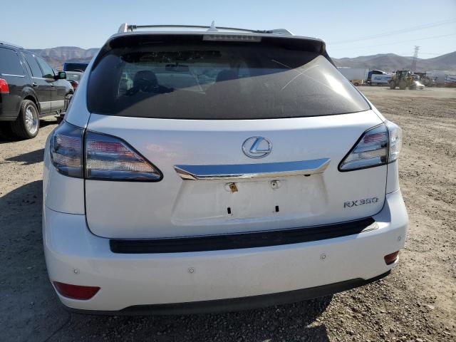 2T2ZK1BA4CC075299 - 2012 LEXUS RX 350 WHITE photo 6