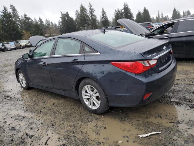 5NPEB4AC9EH870016 - 2014 HYUNDAI SONATA GLS BLUE photo 2